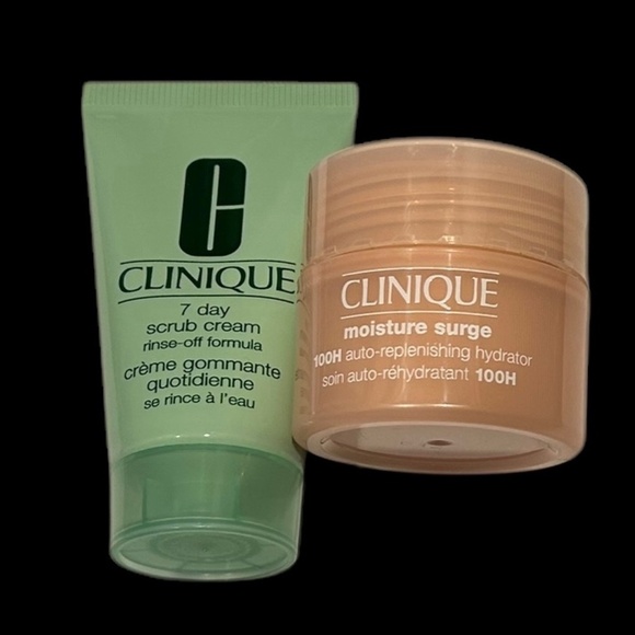 Clinique Other - New Clinique duo Moisture Surge & 7 Day scrub
